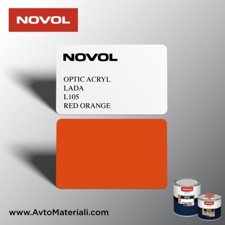 Акрилна боя Novol 105 Red Orange (оранжево)