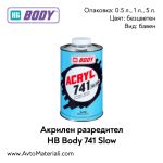 Акрилен разредител HB Body 741 Бавен