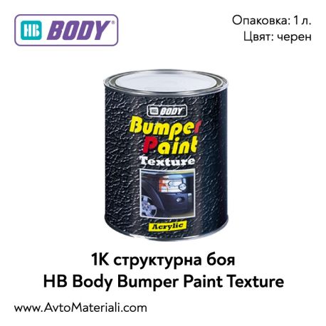 1К структурна боя HB Body Bumper paint texture