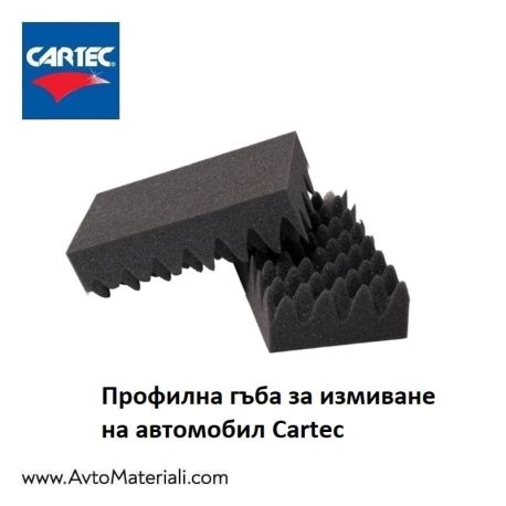 Профилна гъба за измиване на автомобил Cartec