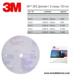 Шкурка 3М 260L велкро диск - P600