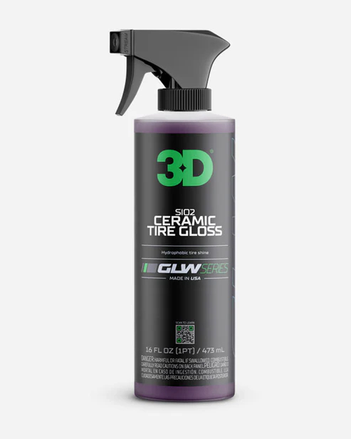 3D GLW Series SiO2 Ceramic Tire Gloss - Керамичен Гланц за Гуми 3D GLW Series SiO2 Ceramic Tire Gloss - Керамичен Гланц за Гуми - Image 1